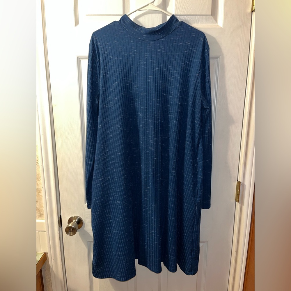 Blue Sweater Dress